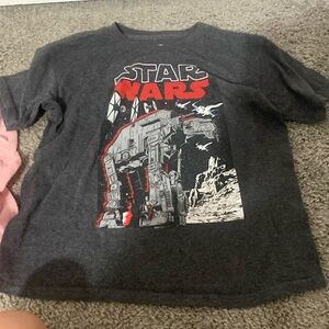Boys gray Star Wars short sleeve
